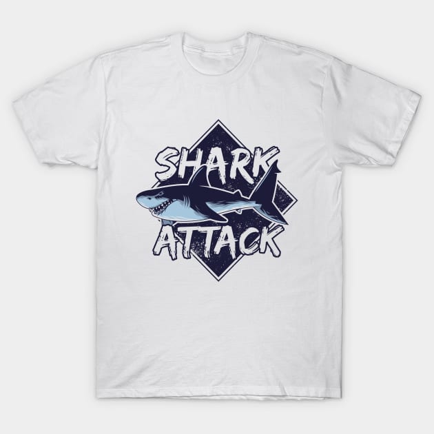 Shark Attack T-Shirt by kani